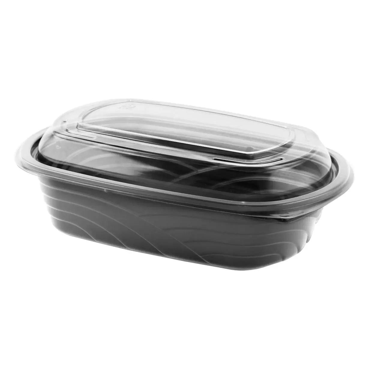32 oz 2-Compartment Microwavable Container w/ Lid