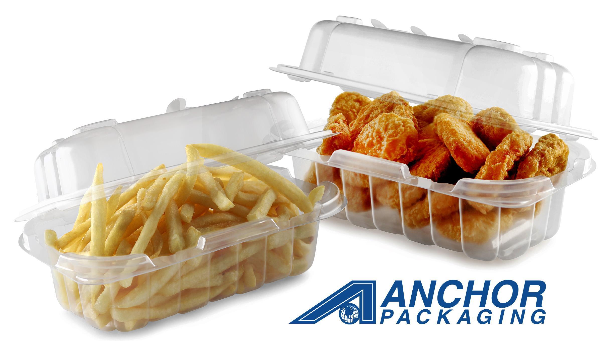 BREAKTHROUGH CONTAINER KEEPS FRIED FOODS HOT & CRISPY - COSTS LESS THAN  PAPER - Anchor Packaging
