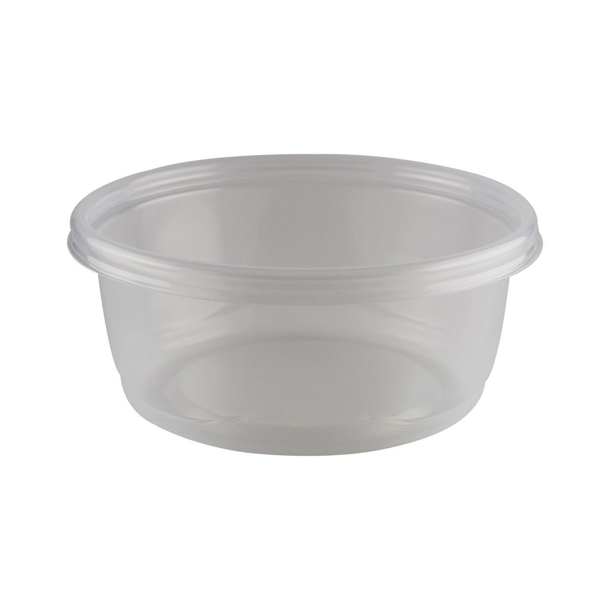 48oz Clear PP Plastic Square Snap-Lock Containers (Tamper-Evident Lid) - Clear